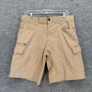 Orvis Cargo Shorts Mens 34 Tan Stretch Utility Hiking Outdoor Fishing Travel